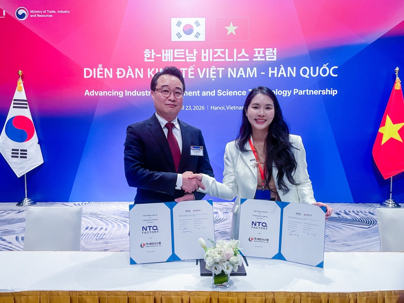 NTQ Factory Collaborates With Korea’s Leading Company To Leverage Smart Factory in Vietnam
